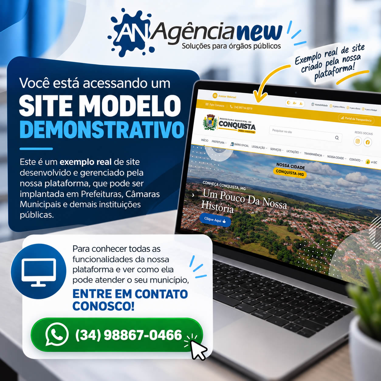 Conheça a plataforma da Agência New